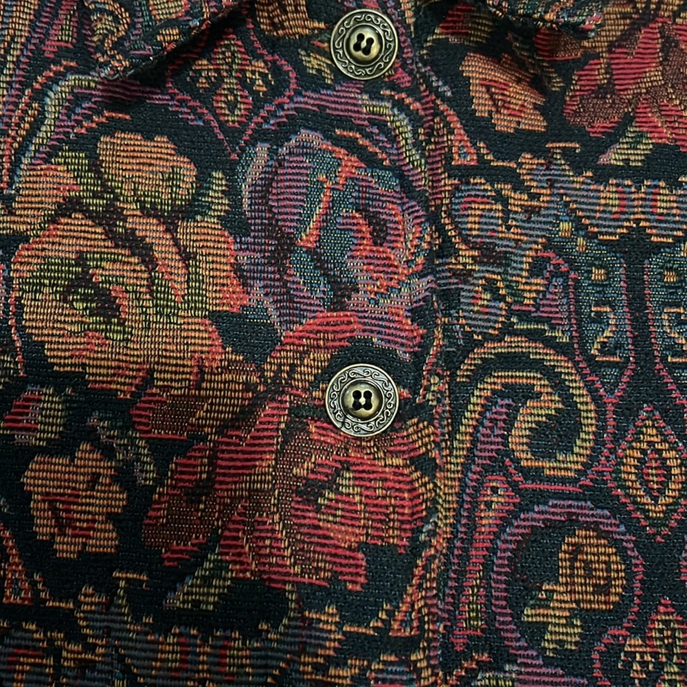 White Stag Multicolor Floral Tapestry Jacket - Picture 4 of 6